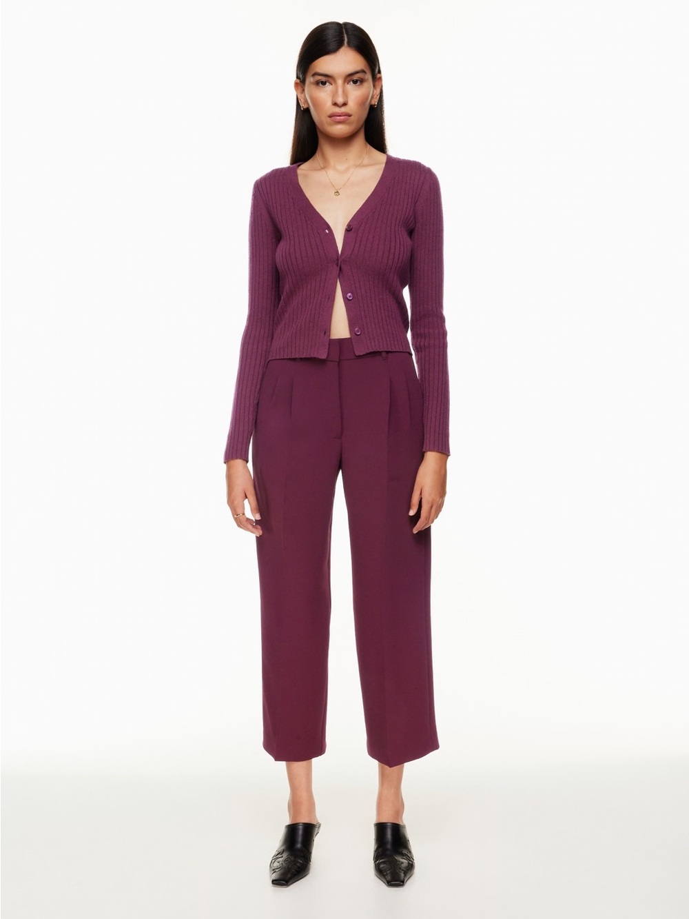 Like New Aritzia Wilfred The Effortless Pant Cropped (Size 6)